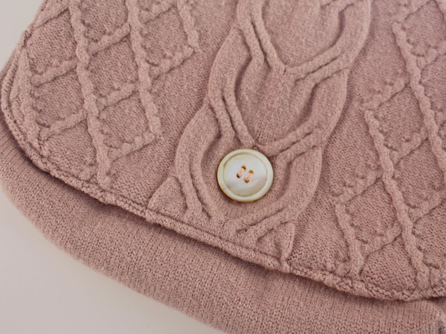 Crossbody Cable Knit Sweater Purse