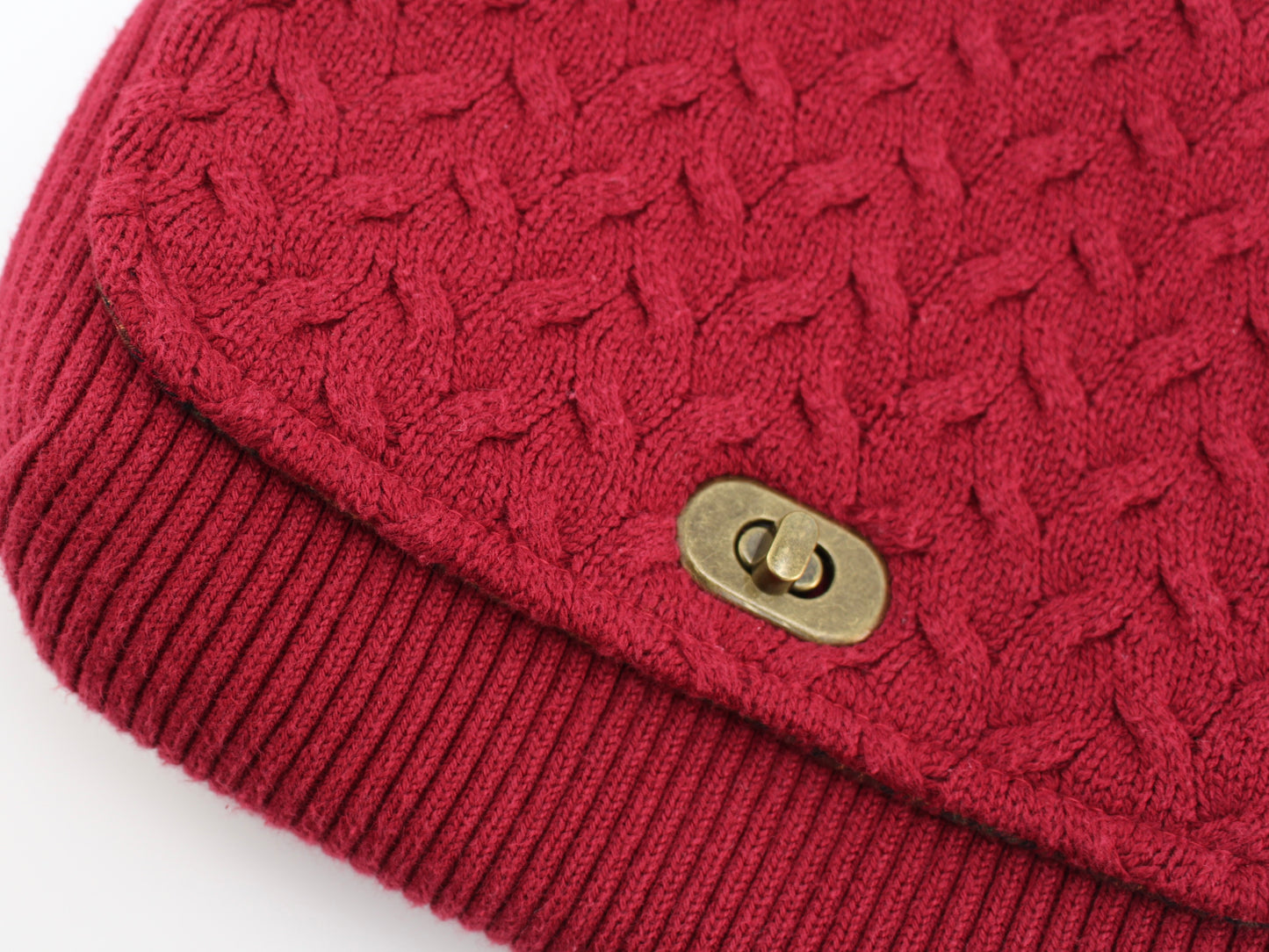 Crossbody Cable Knit Sweater Purse