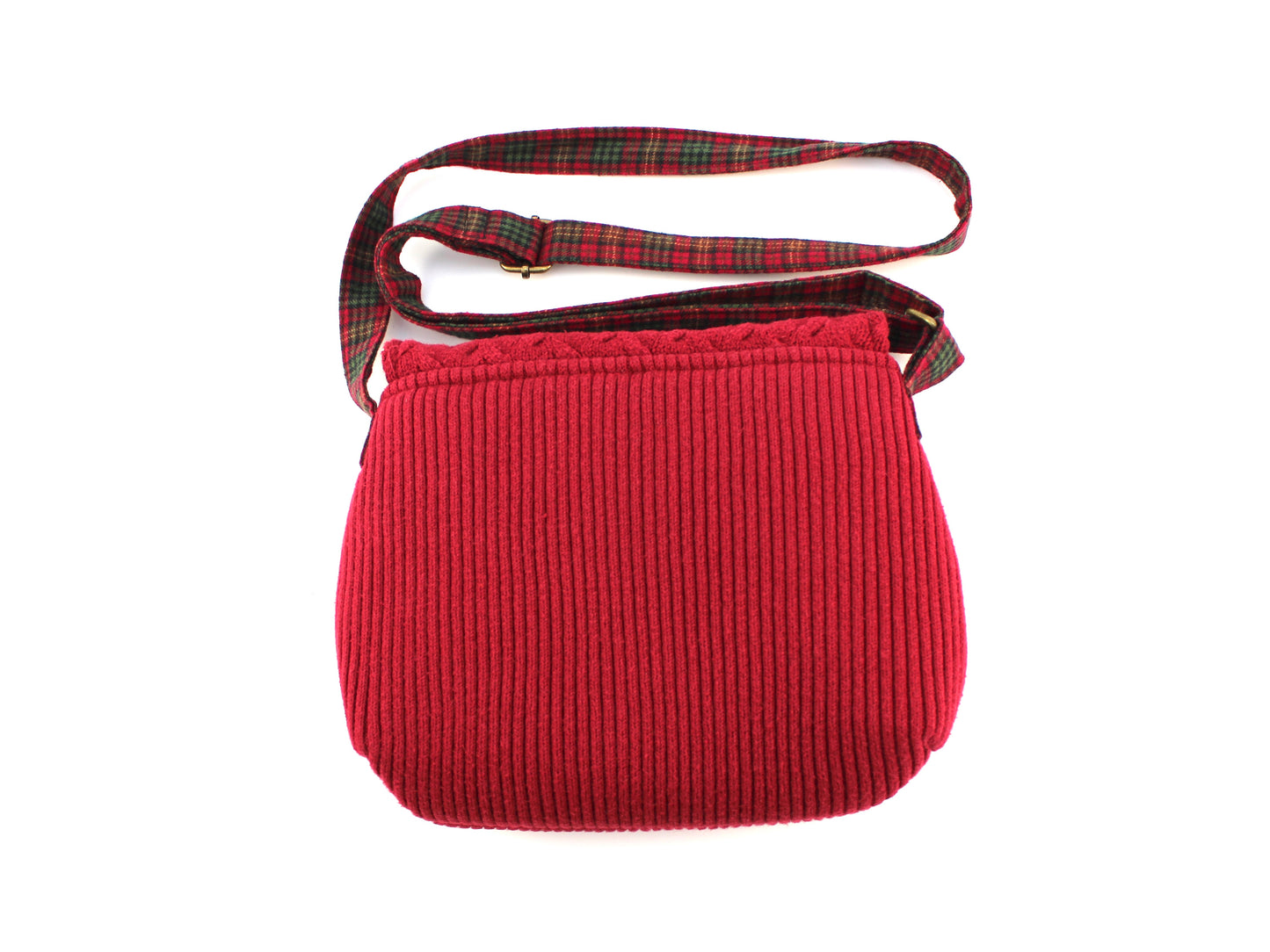 Crossbody Cable Knit Sweater Purse