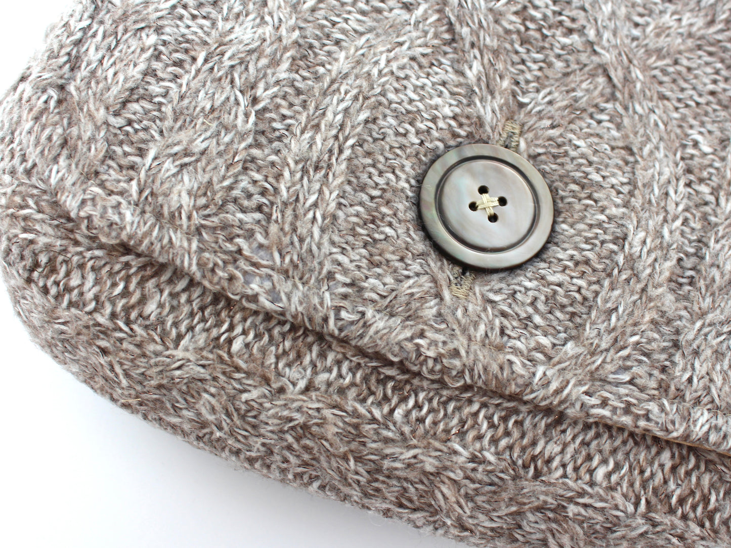 Crossbody Cable Knit Sweater Purse