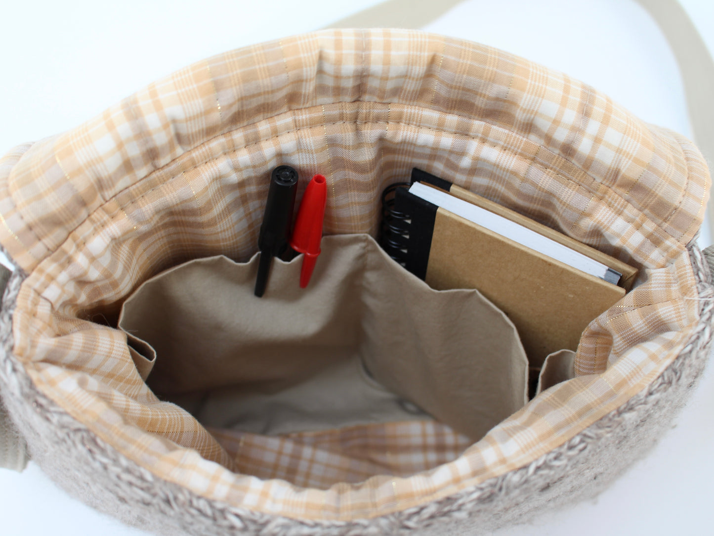 Crossbody Cable Knit Sweater Purse