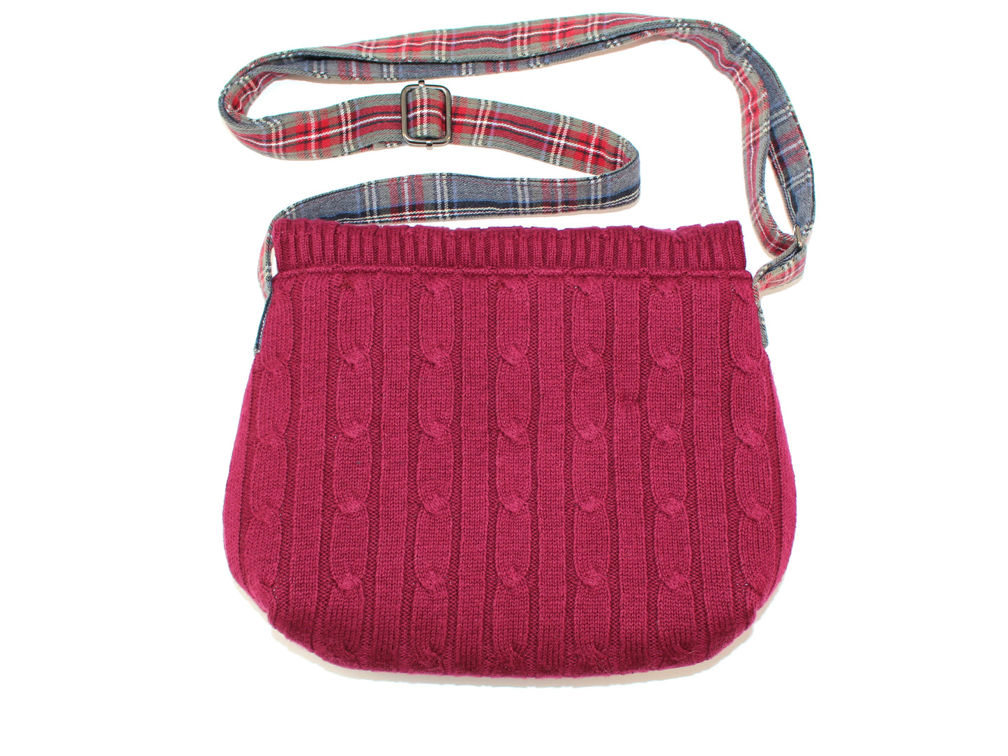 Crossbody Cable Knit Sweater Purse