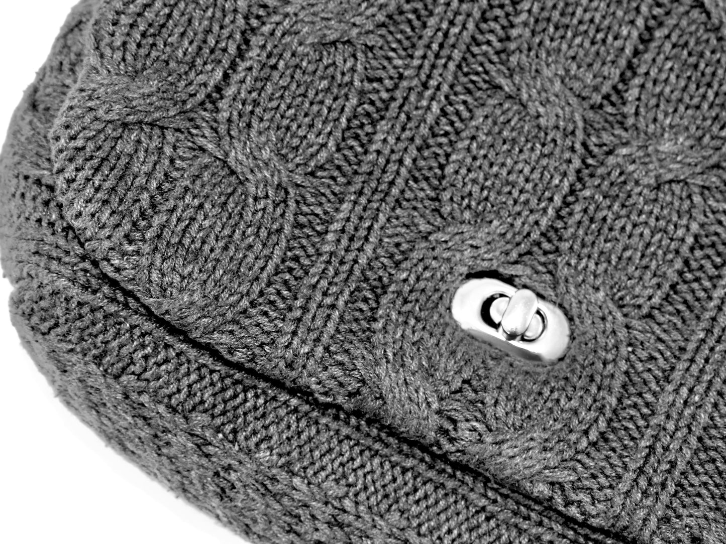 Crossbody Cable Knit Sweater Purse