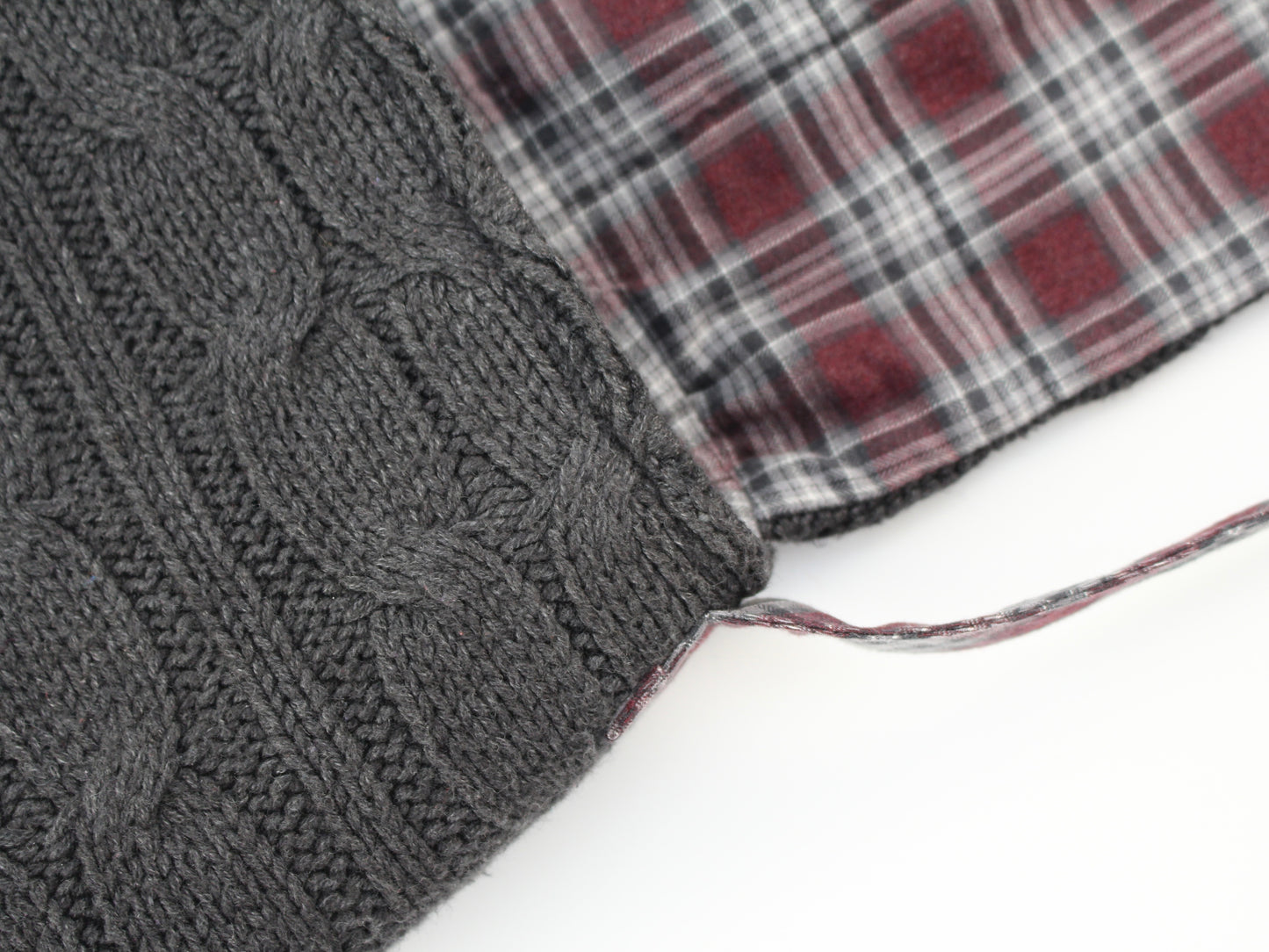 Crossbody Cable Knit Sweater Purse