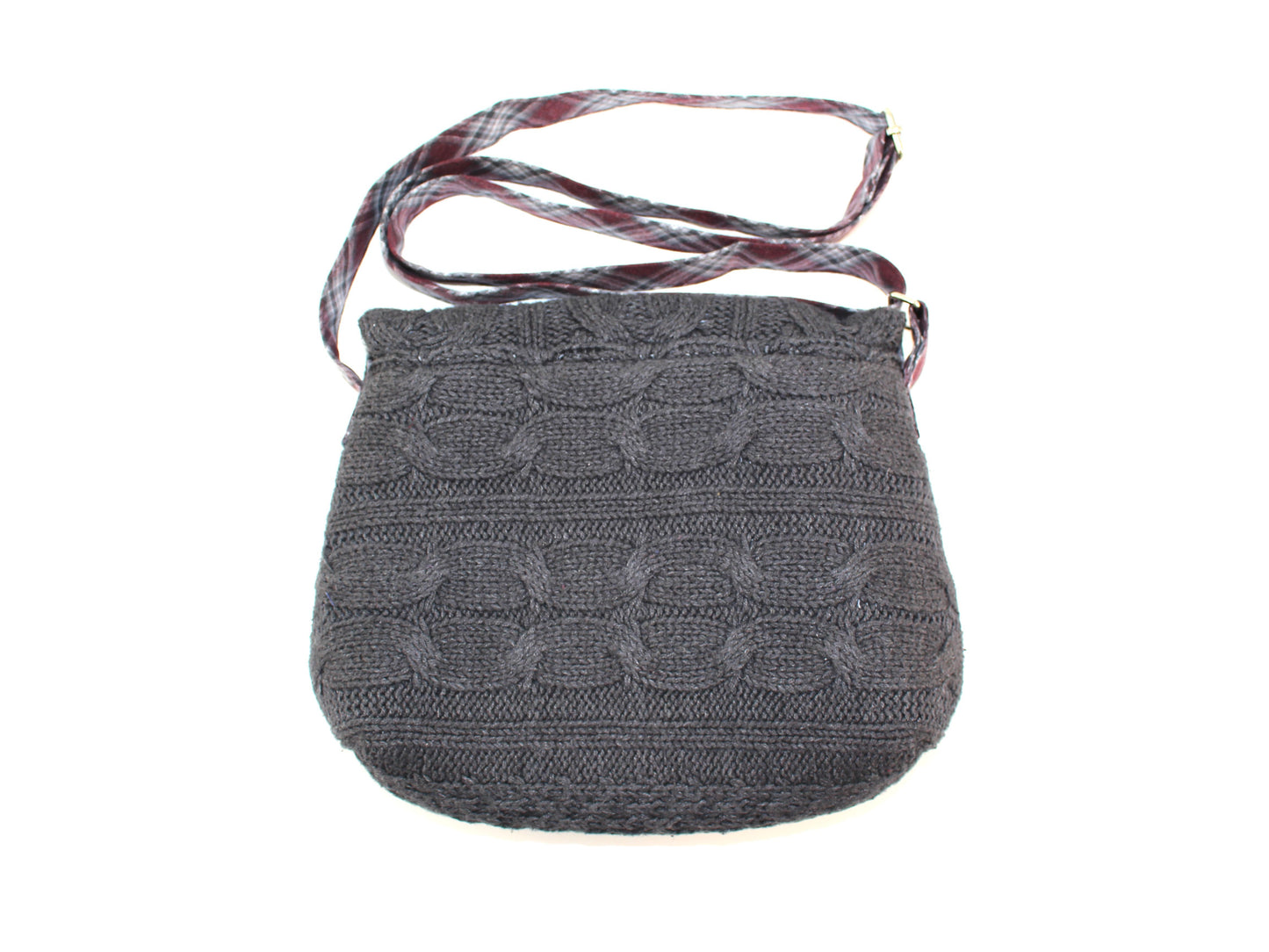 Crossbody Cable Knit Sweater Purse