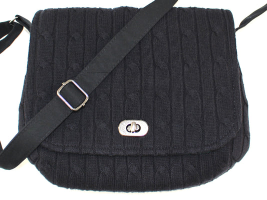 Crossbody Cable Knit Sweater Purse
