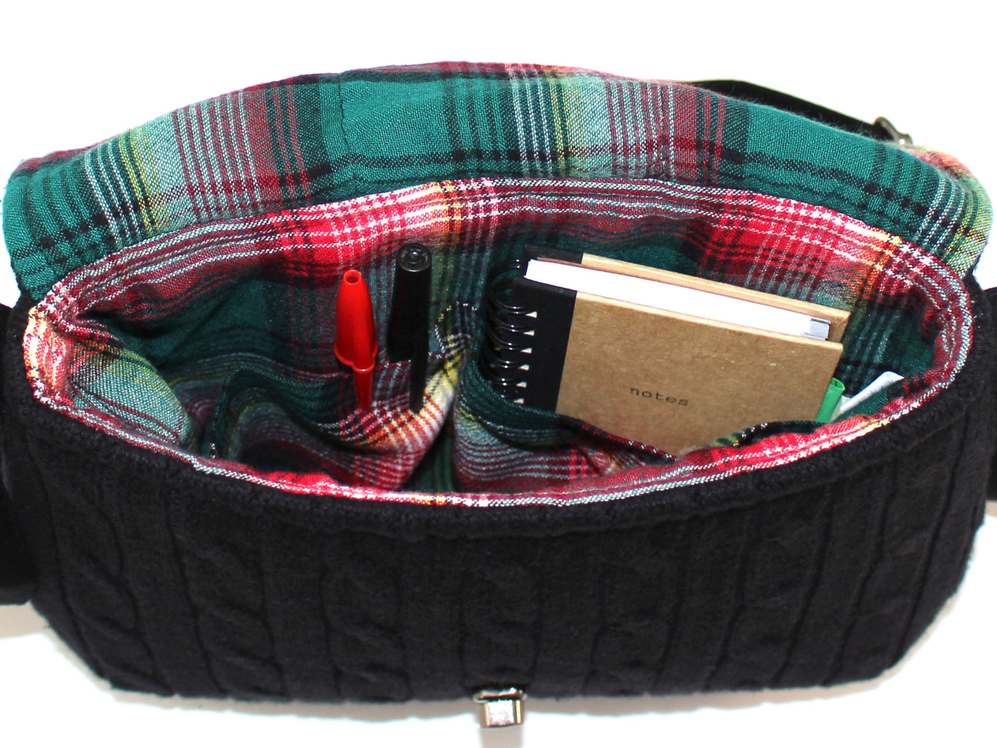 Crossbody Cable Knit Sweater Purse
