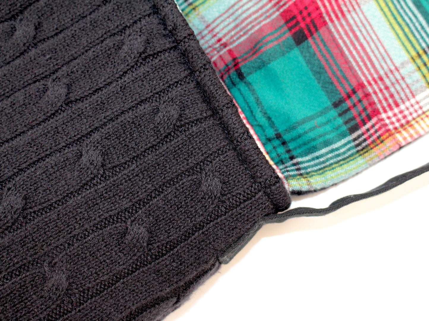 Crossbody Cable Knit Sweater Purse