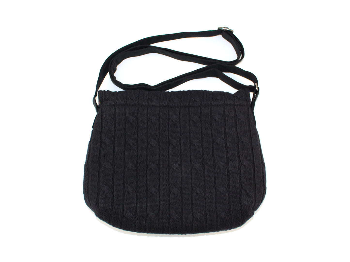 Crossbody Cable Knit Sweater Purse