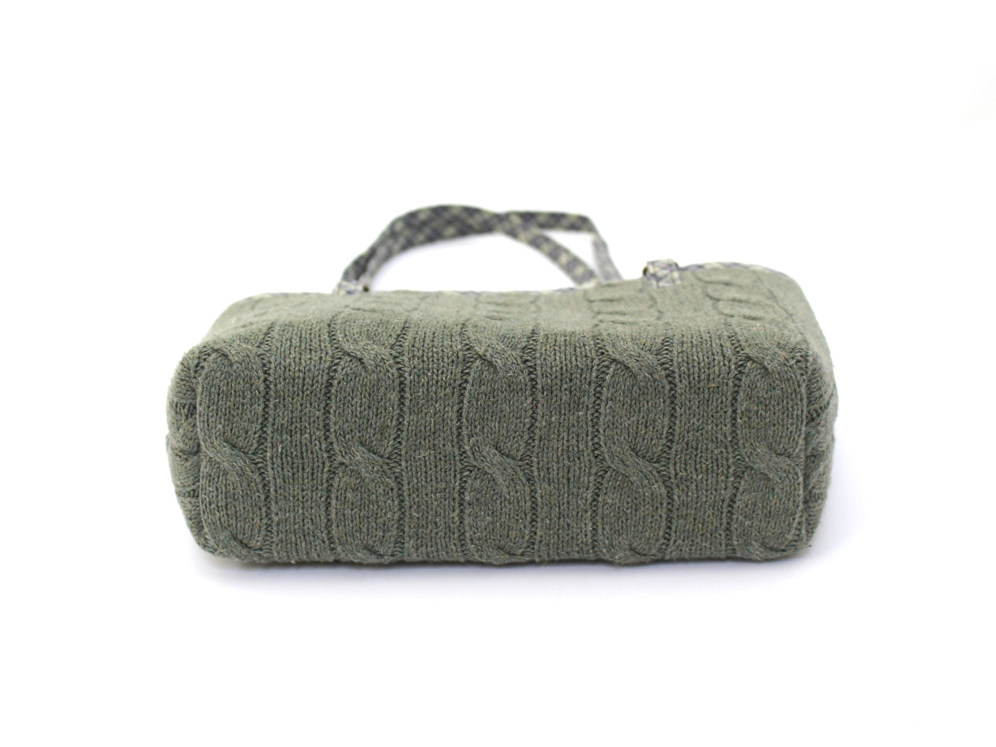 Cable Knit Sweater Shoulder Bag