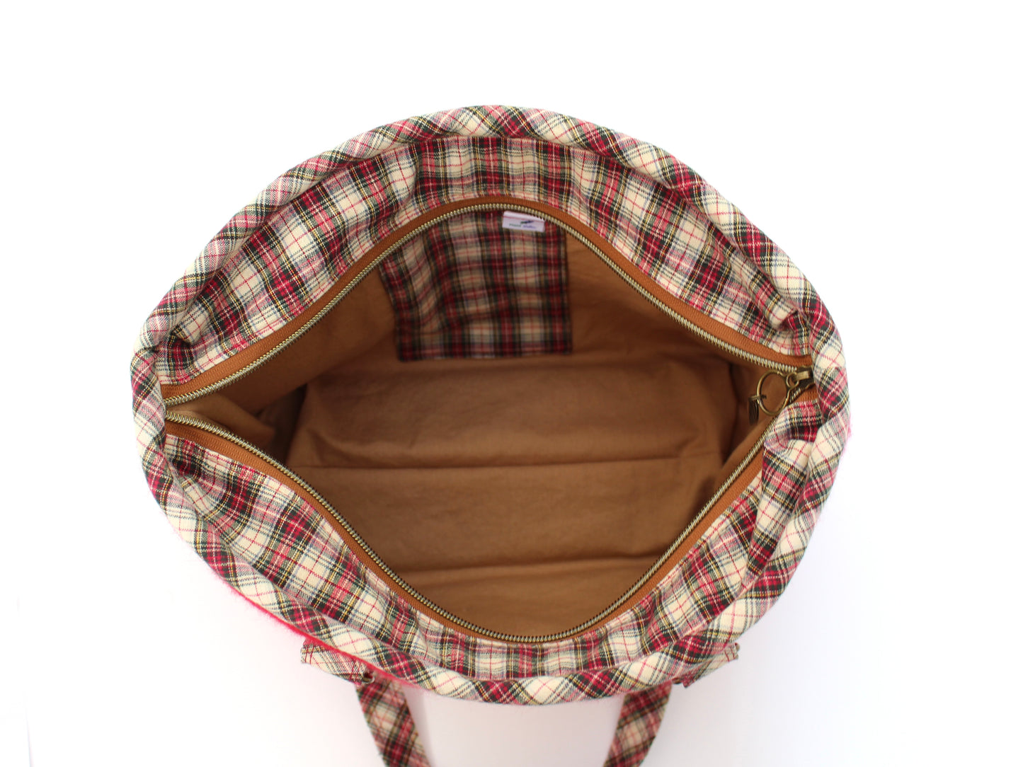 Wool Cable Knit Sweater Shoulder Bag