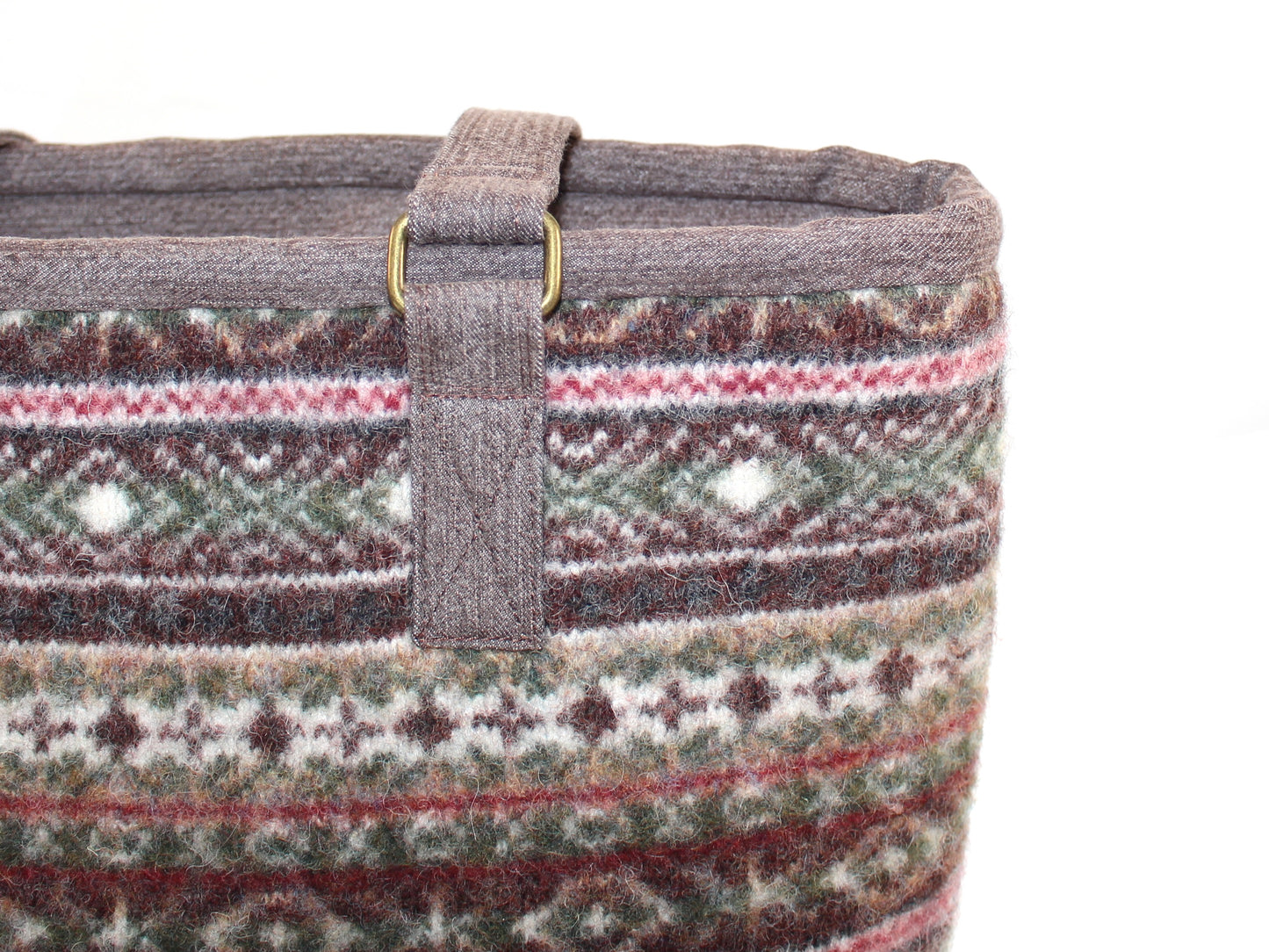 Wool Sweater Shoulder Bag