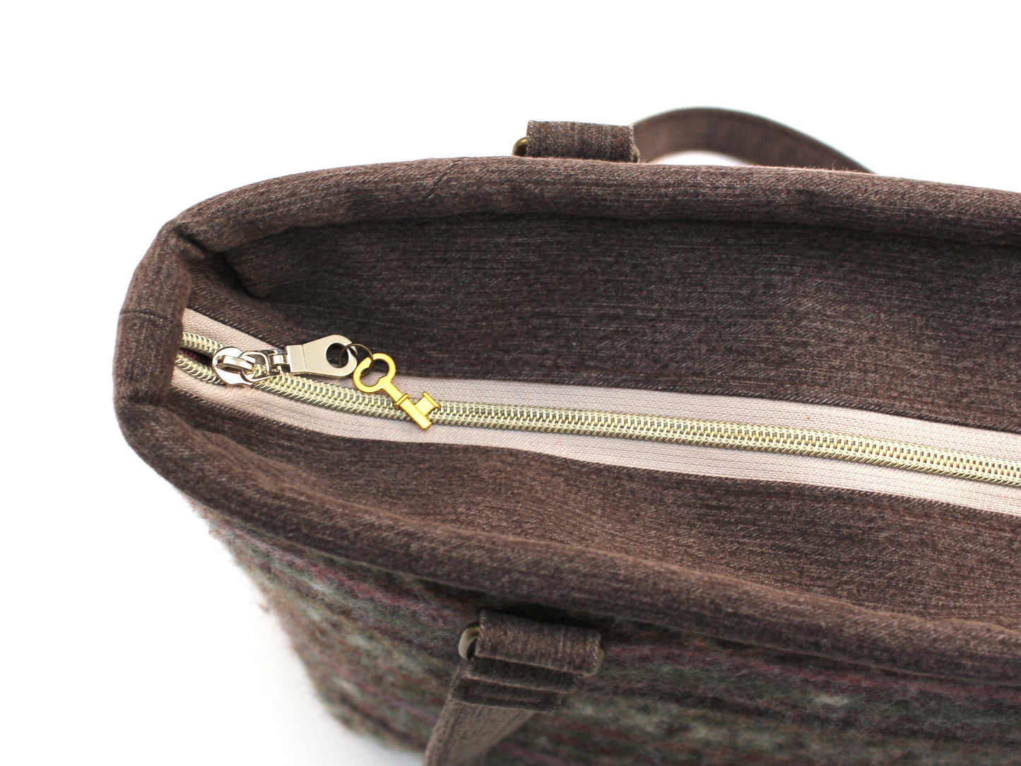 Wool Sweater Shoulder Bag