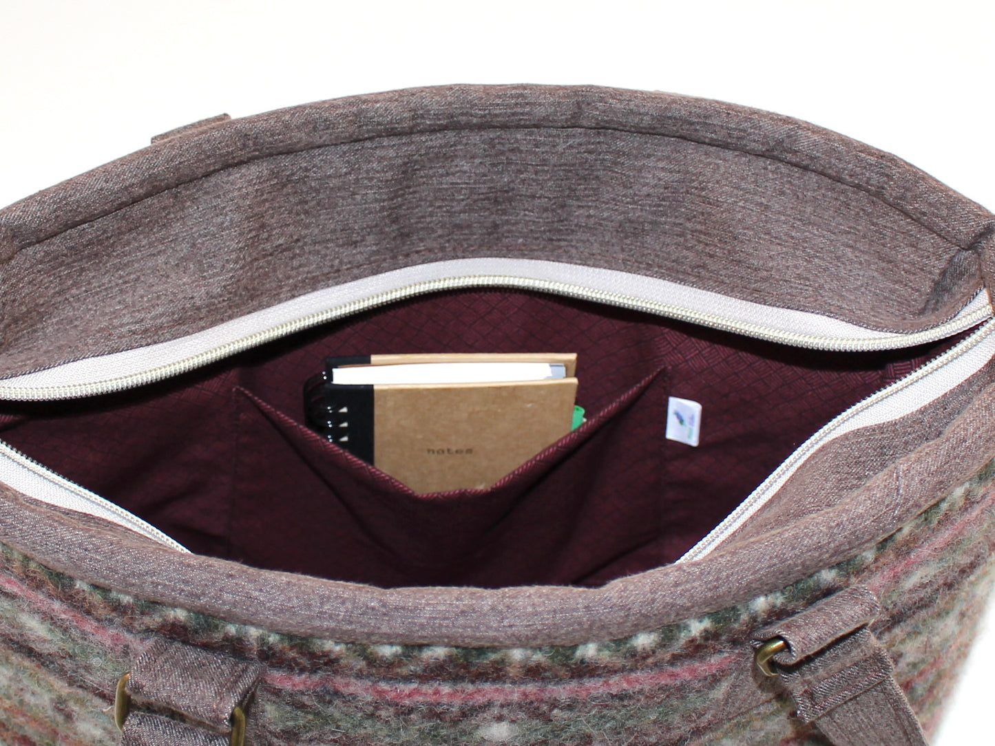 Wool Sweater Shoulder Bag