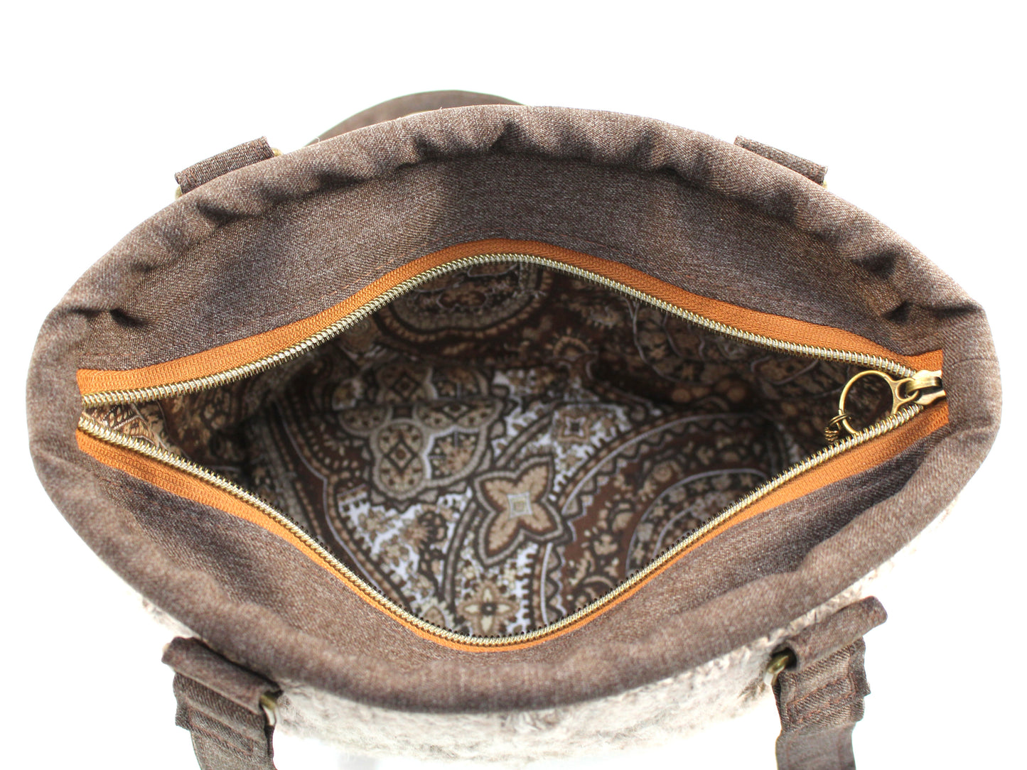 Cable Knit Sweater Shoulder Bag