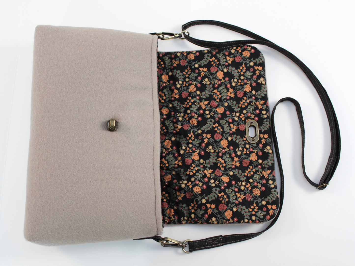 Wool Crossbody Bag