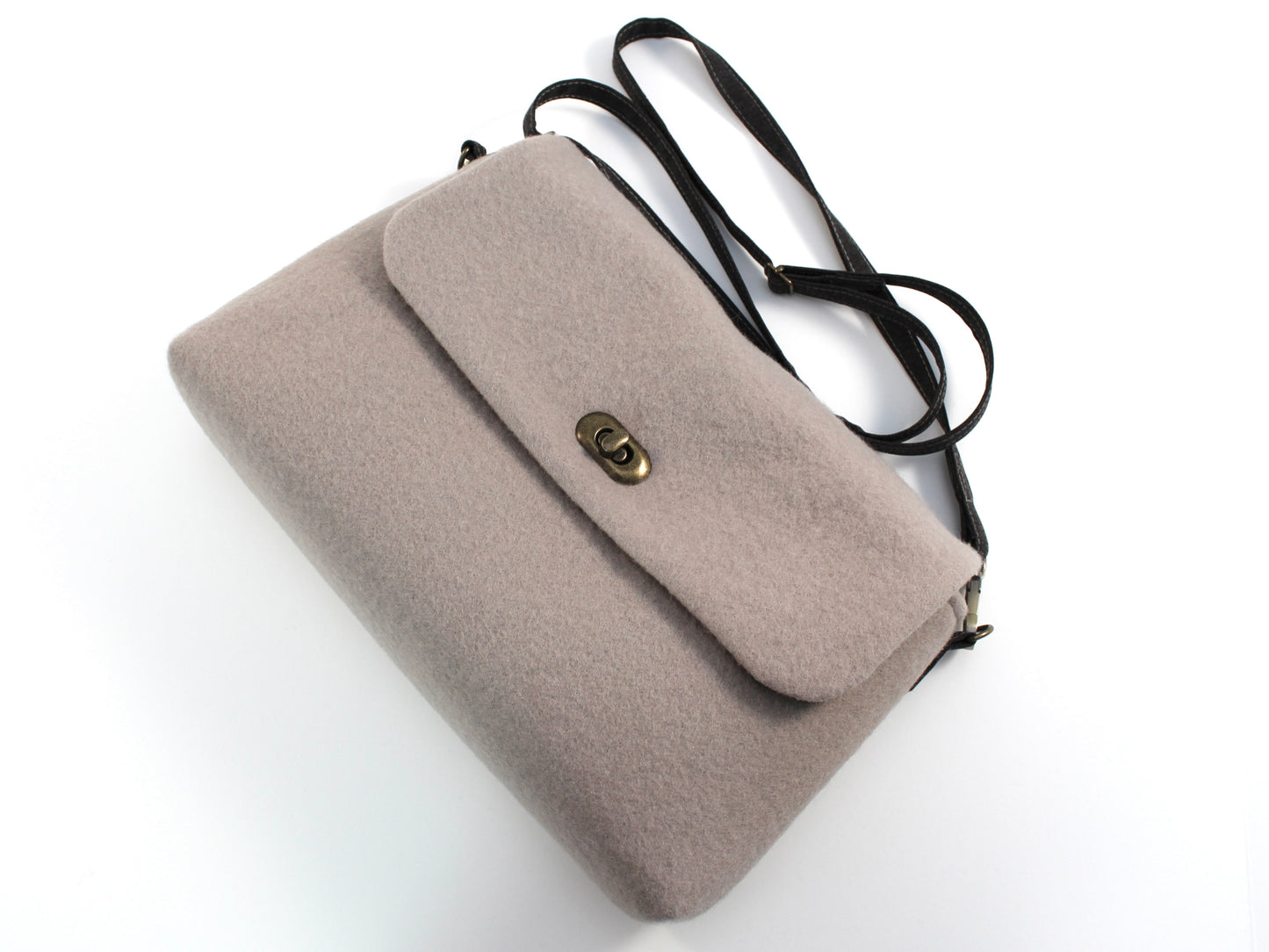 Wool Crossbody Bag