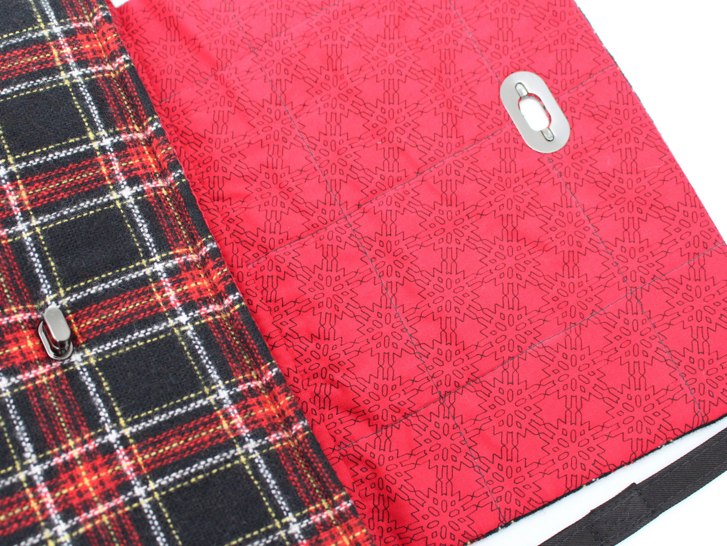 Wool Plaid Crossbody Bag