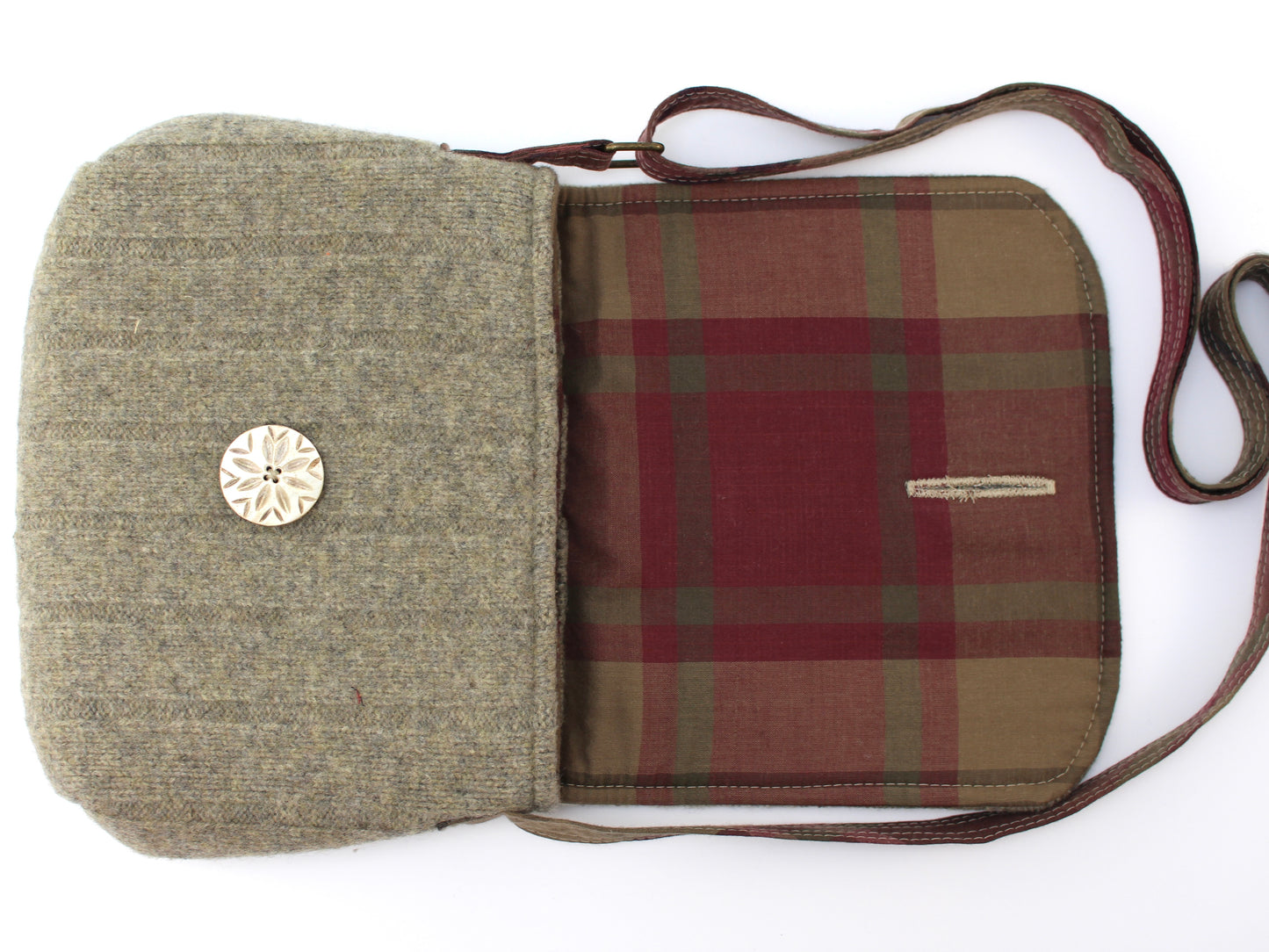 Crossbody Lambswool Sweater Purse