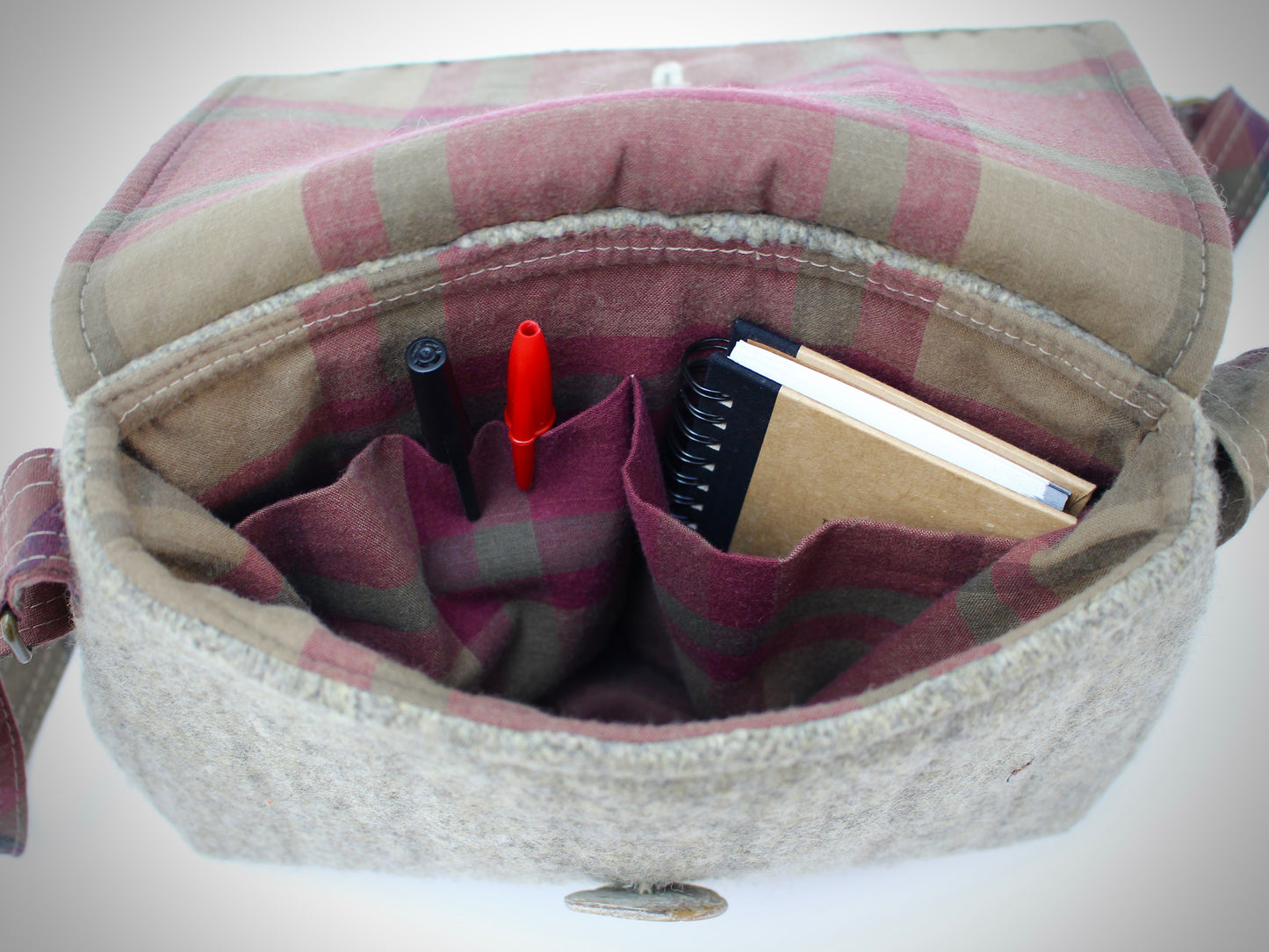 Crossbody Lambswool Sweater Purse