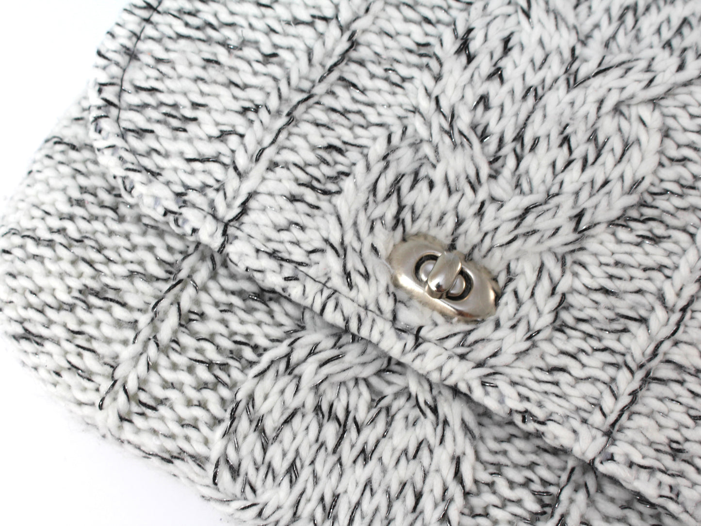 Crossbody Cable Knit Sweater Purse