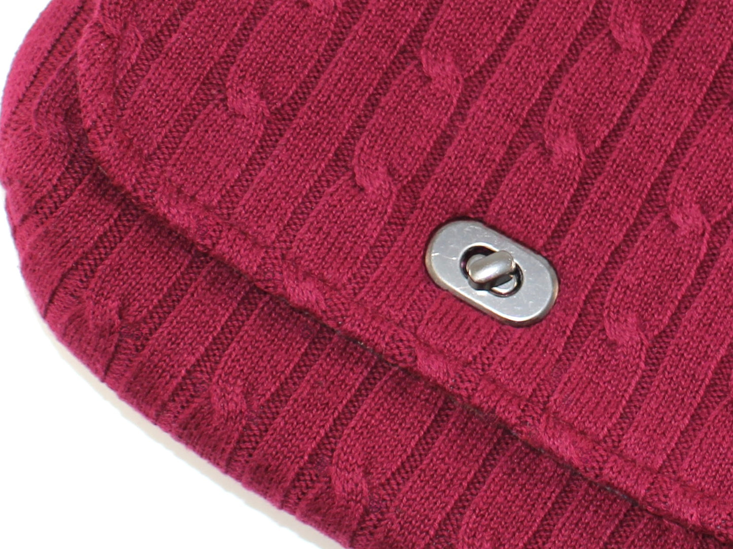 Crossbody Cable Knit Sweater Purse