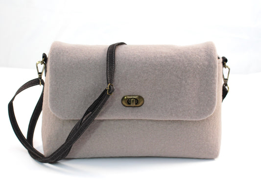 Wool Crossbody Bag